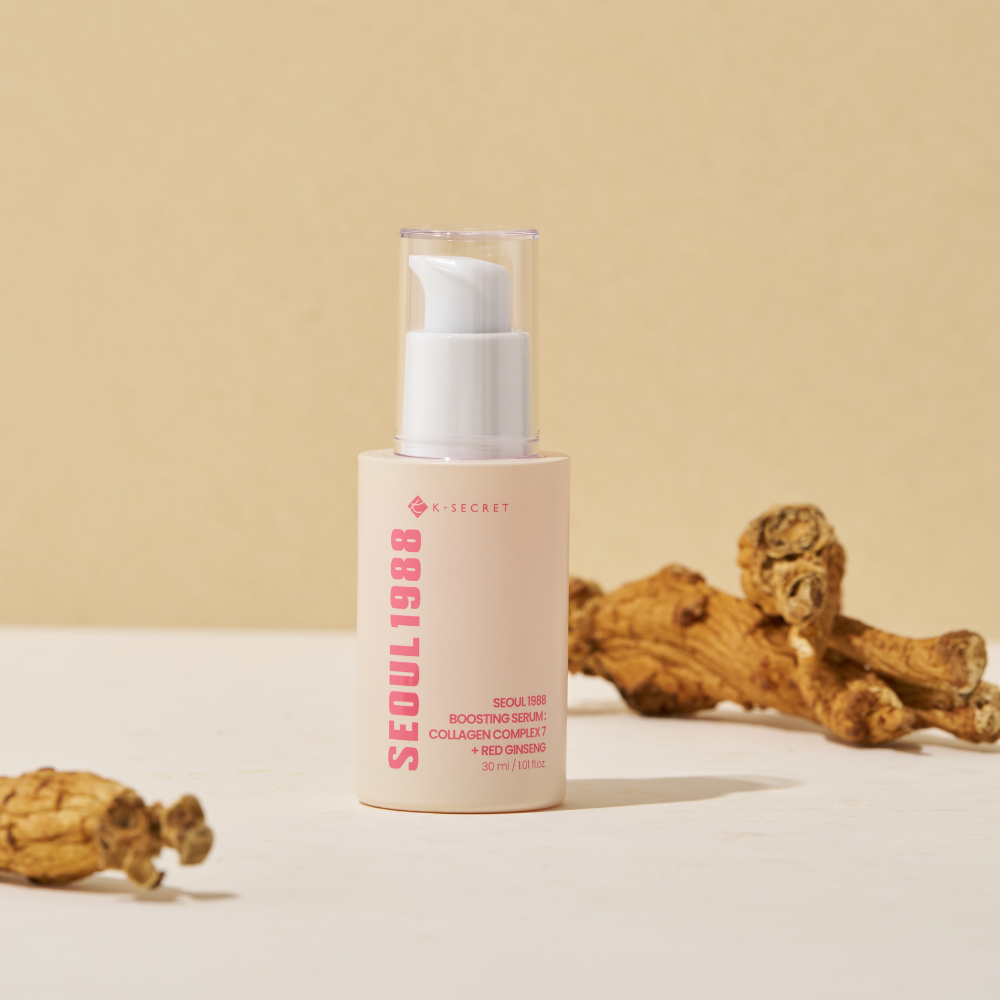 K-SECRET | SEOUL 1988 Boosting serum: Kolagenski kompleks 7 + rdeči ginseng