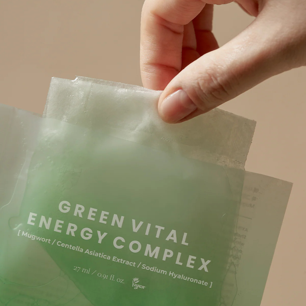 AXIS-Y | Maska v lističih z zeleno vitalno energijo Mugwort