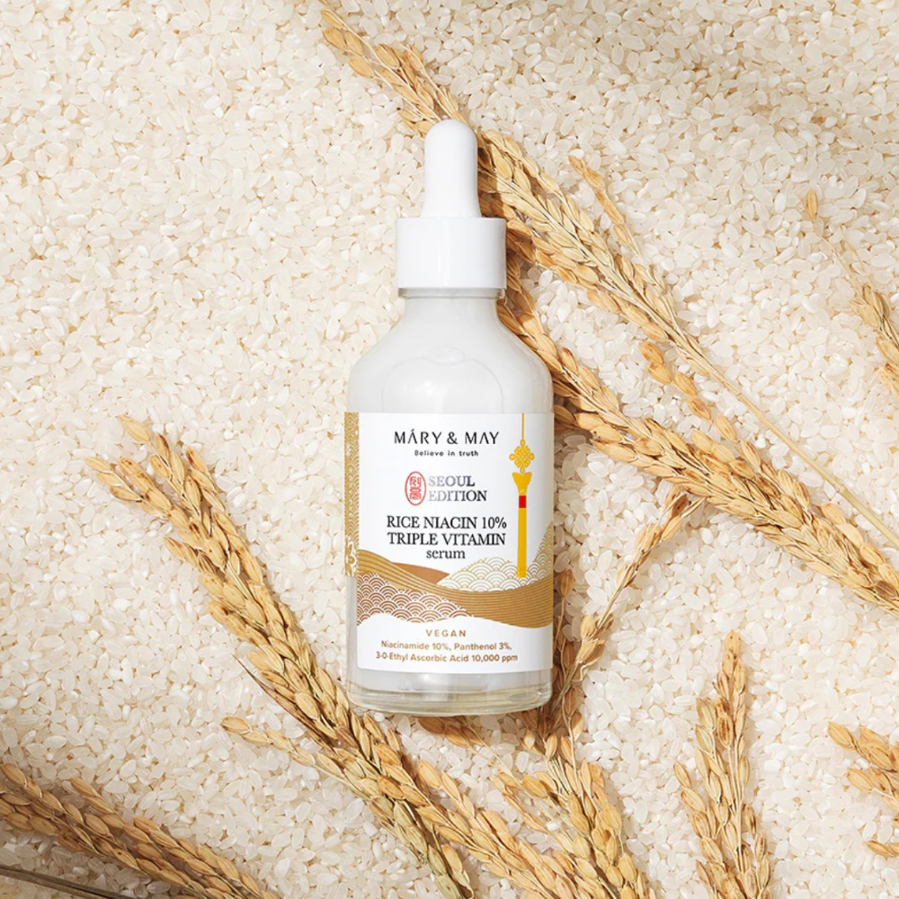 MARY & MAY | Rice Niacin 10 % Triple Vitamin Serum