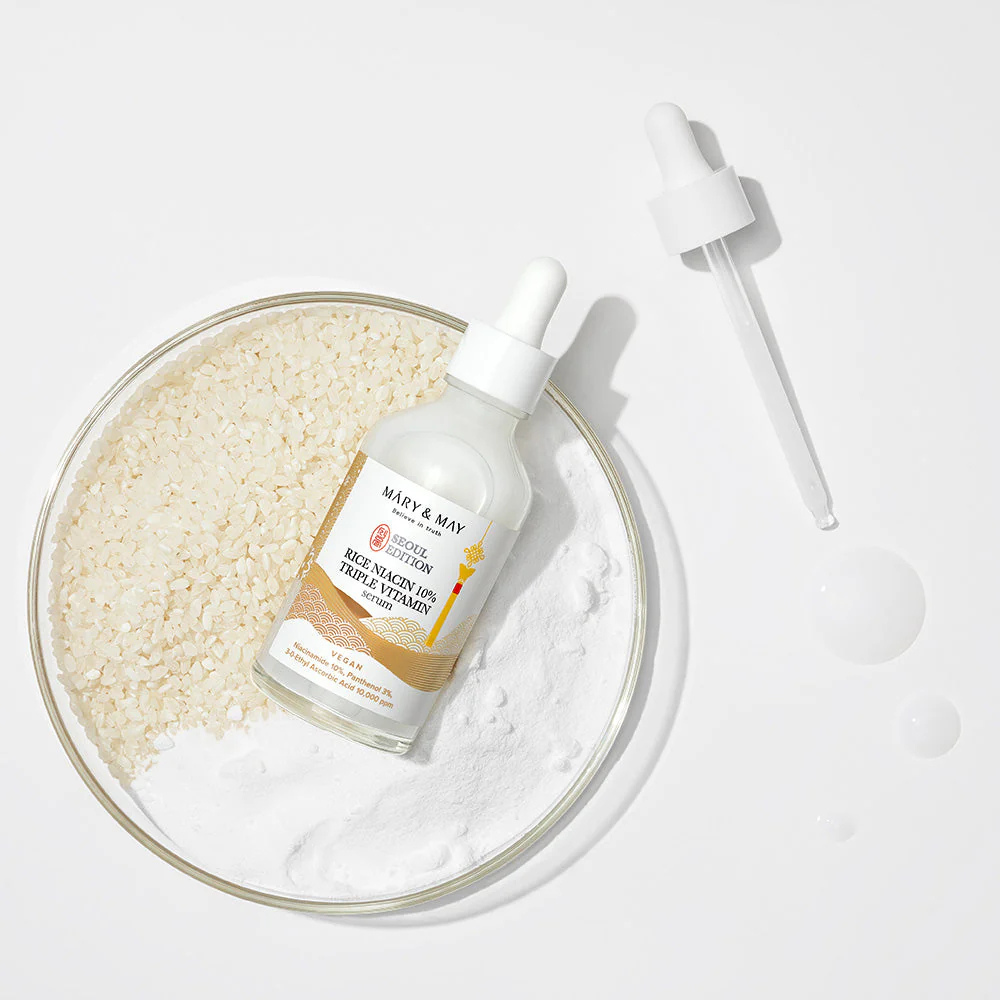 MARY & MAY | Rice Niacin 10% Triple Vitamin Serum