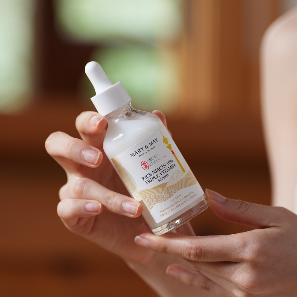 MARY & MAY | Rice Niacin 10 % Triple Vitamin Serum
