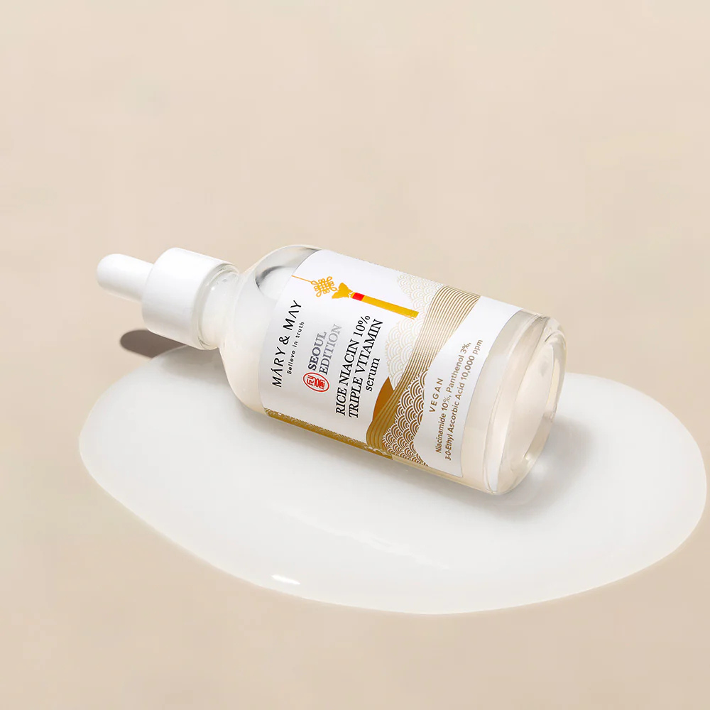 MARY & MAY | Rice Niacin 10% Triple Vitamin Serum