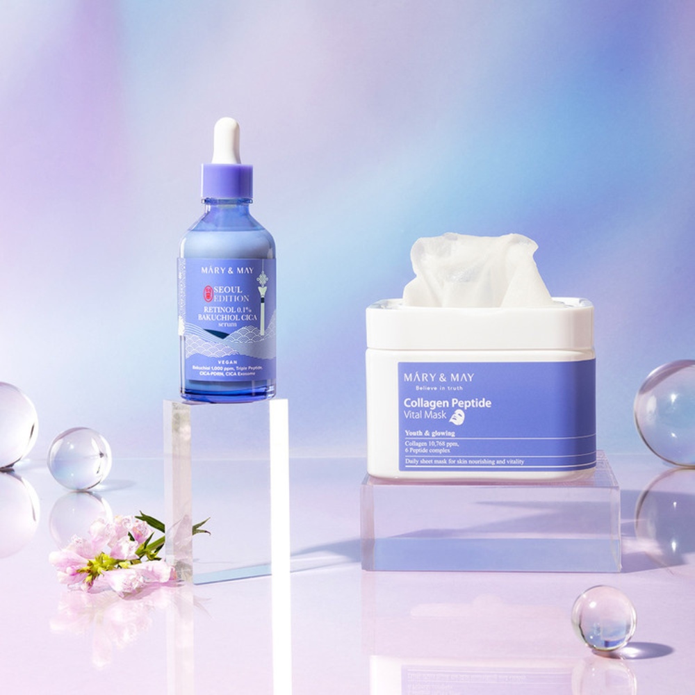 MARY & MAY | Retinol 0.1% Bakuchiol CICA Serum