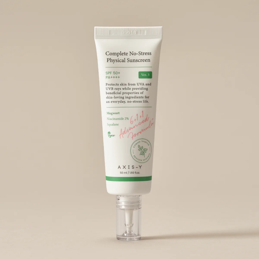 AXIS-Y | Complete No-Stress Physical Sunscreen SPF50+