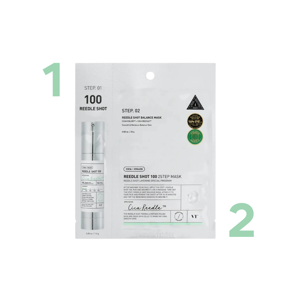 VT Cosmetics | Reedle Shot 100 2-Step Mask