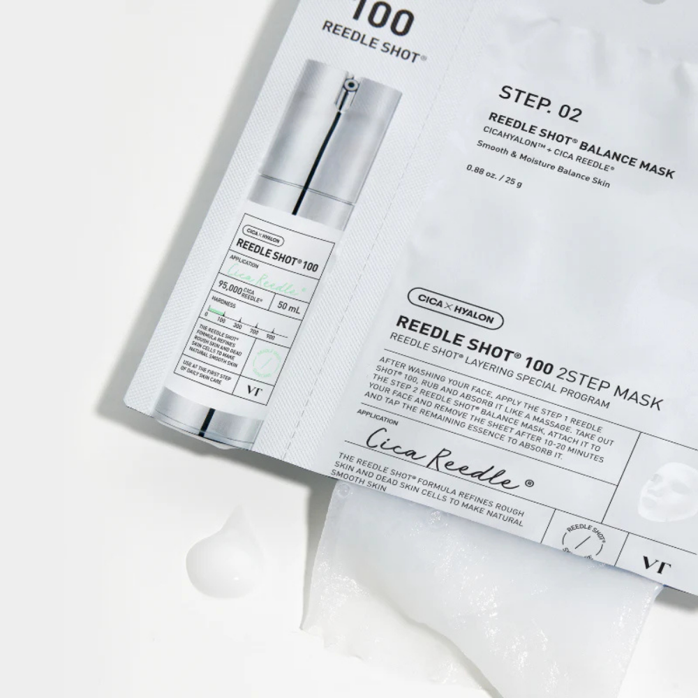 VT Cosmetics | Reedle Shot 100 2-Step Mask