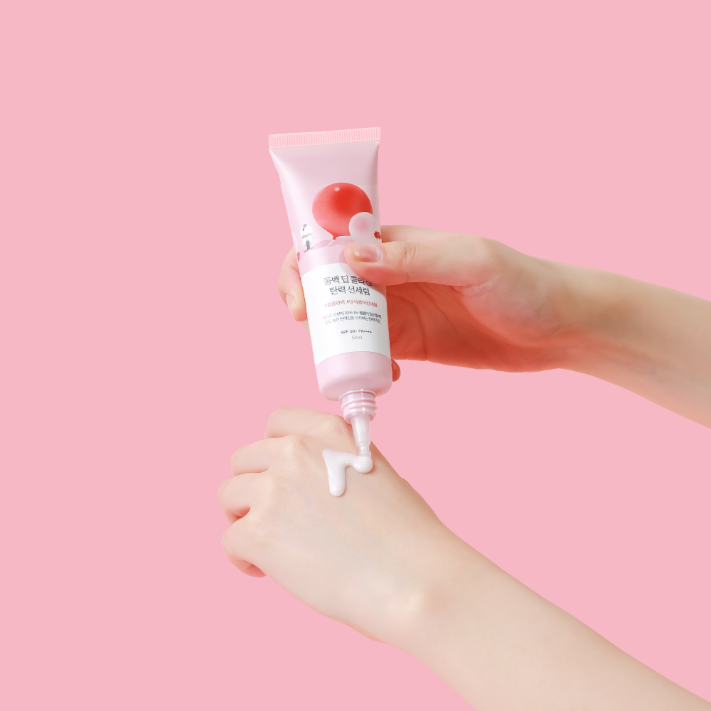 Round Lab | Camellia Deep Collagen Firming Sun Serum SPF50+