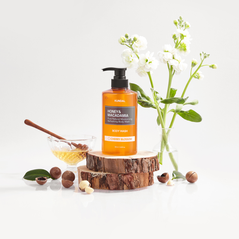 Kundal | Honey & Macadamia Pure Natural Moisturizing Refreshing Body Wash - 4 mirisa