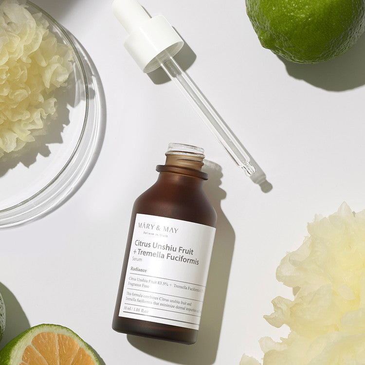 MARY & MAY | Citrus Unshiu Fruit + Tremella Fuciformis Serum