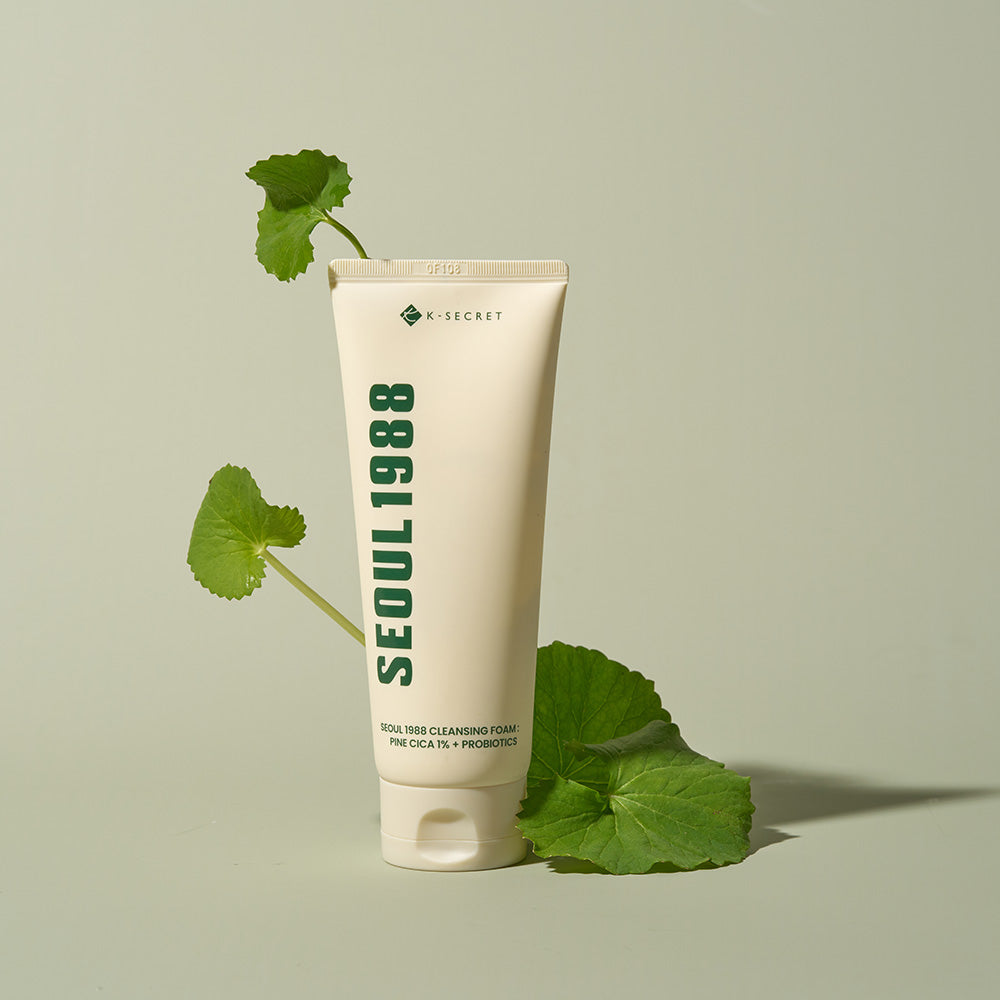 K-SECRET | SEOUL 1988 Cleansing Foam : Pine Cica 1% + Probiotics