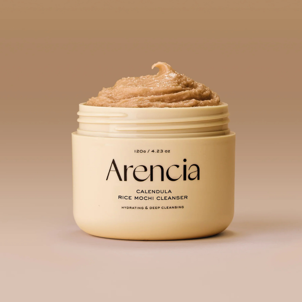 Arencia | Čistilo za obraz z ognjičem in rižem Mochi