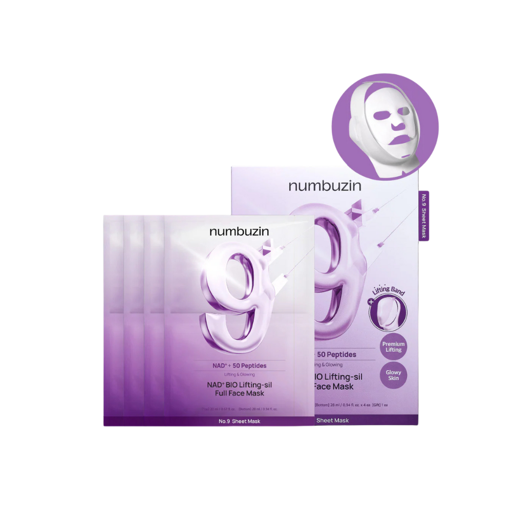 Numbuzin | No.9 NAD+ BIO Lifting-sil Full Face Mask