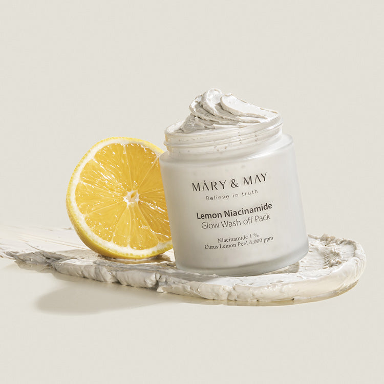 MARY &amp; MAY | Lemon Niacinamide Glow Wash Off Mask Pack