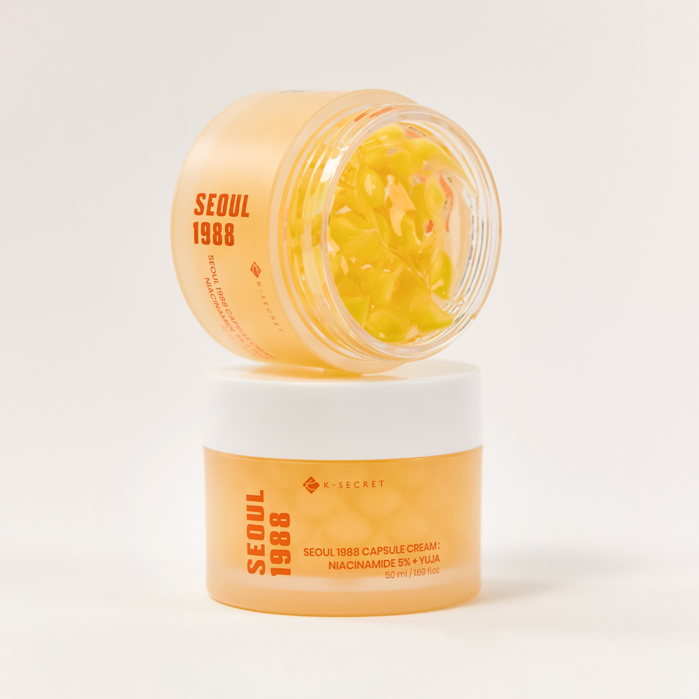 K-SECRET | SEOUL 1988 Capsule Cream : Niacinamide 5% + Yuja