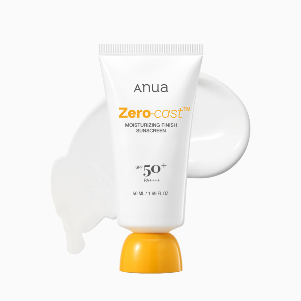 Anua | Zero-cast™ Moisturizing Finish Sunscreen SPF50+