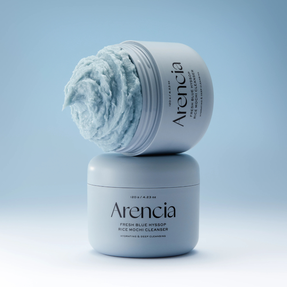 Arencia | Fresh Blue Hyssop Rice Mochi Cleanser