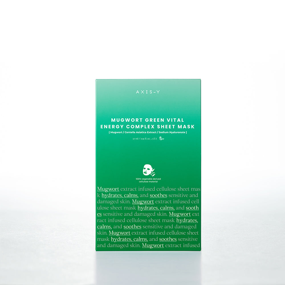 AXIS-Y | Mugwort Green Vital Energy Complex Sheet Mask