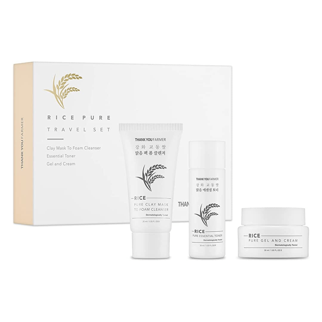 Thank You Farmer | Rice Pure Travel Set – Beauty Garden
