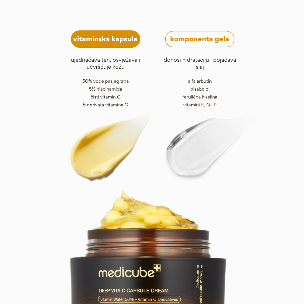 Medicube | krema s kapsulami Deep Vita C