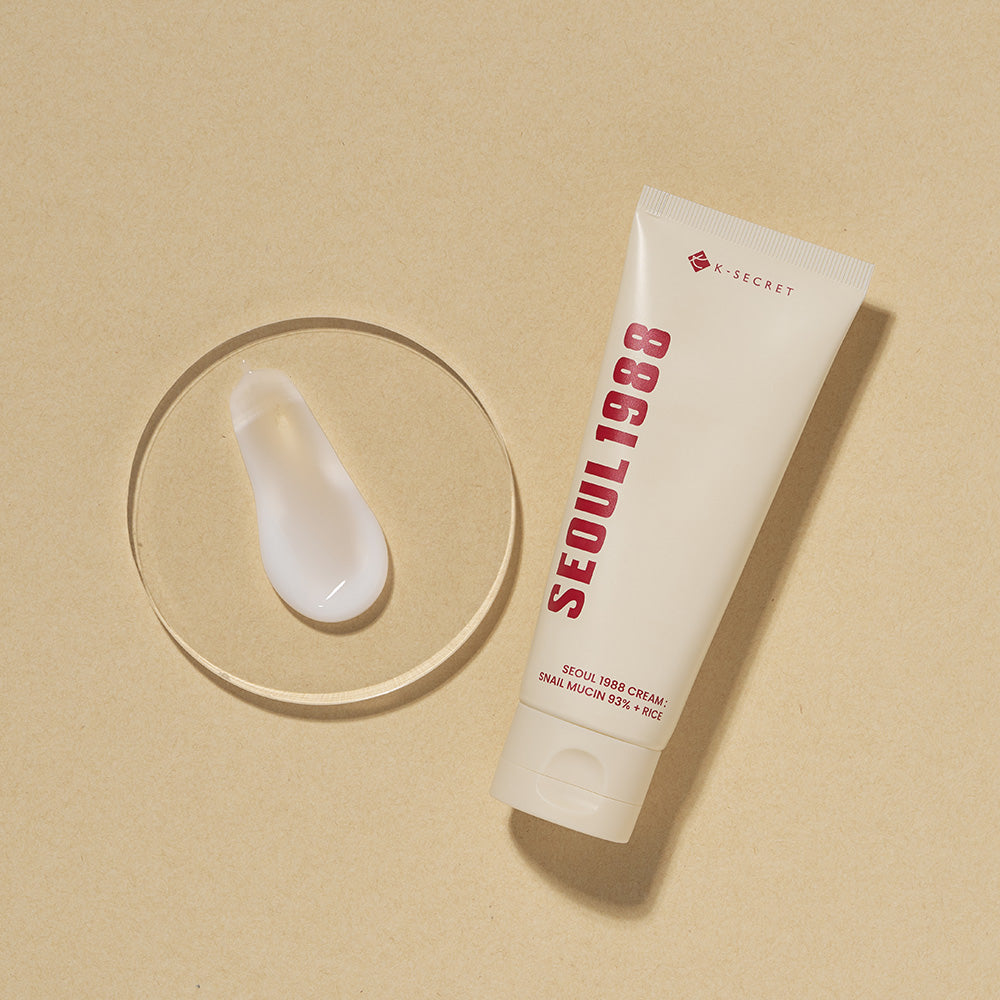 K-SECRET | SEOUL 1988 Cream: Snail Mucin 93% + Rice