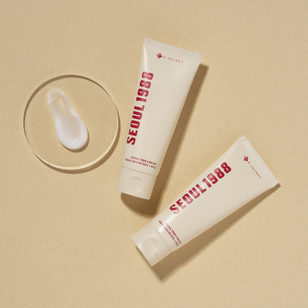 K-SECRET | SEOUL 1988 Cream: Snail Mucin 93% + Rice