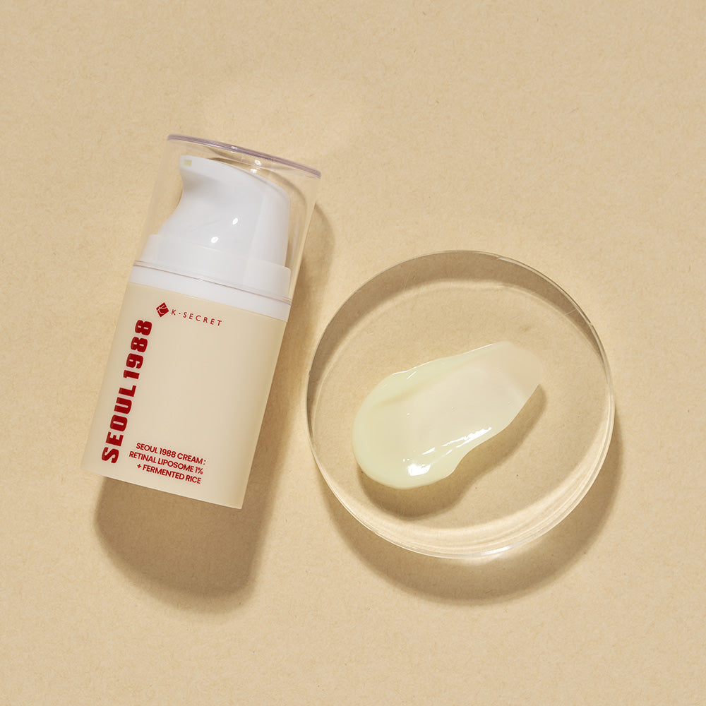 K-SECRET | SEOUL 1988 Cream: Retinal Liposomes 1% + Fermented Rice