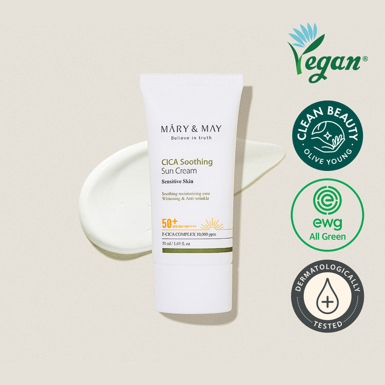 MARY &amp; MAY | Cica Soothing Sun Cream