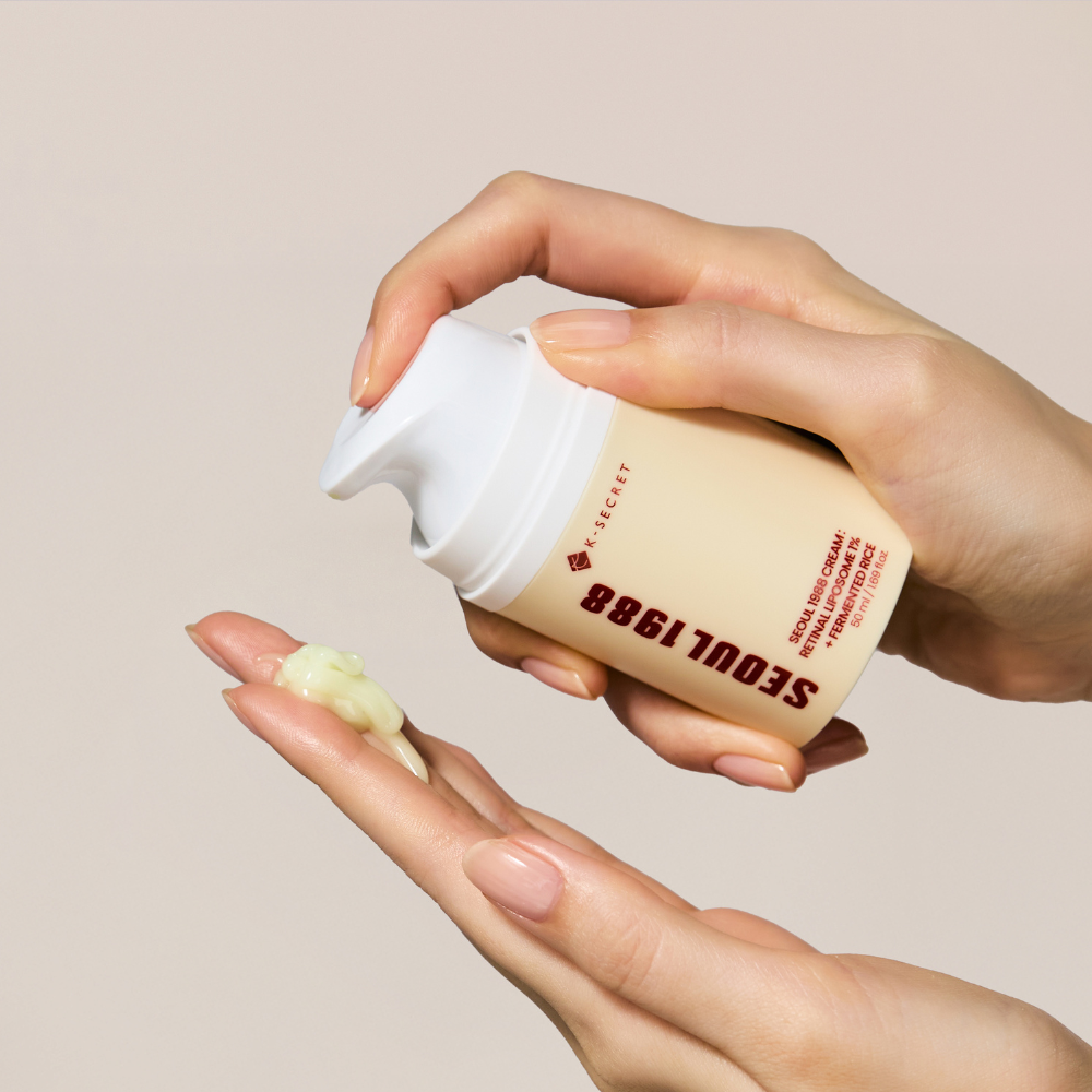 K-SECRET | SEOUL 1988 krema : Retinalni liposoma 1 % + Fermentiran riž