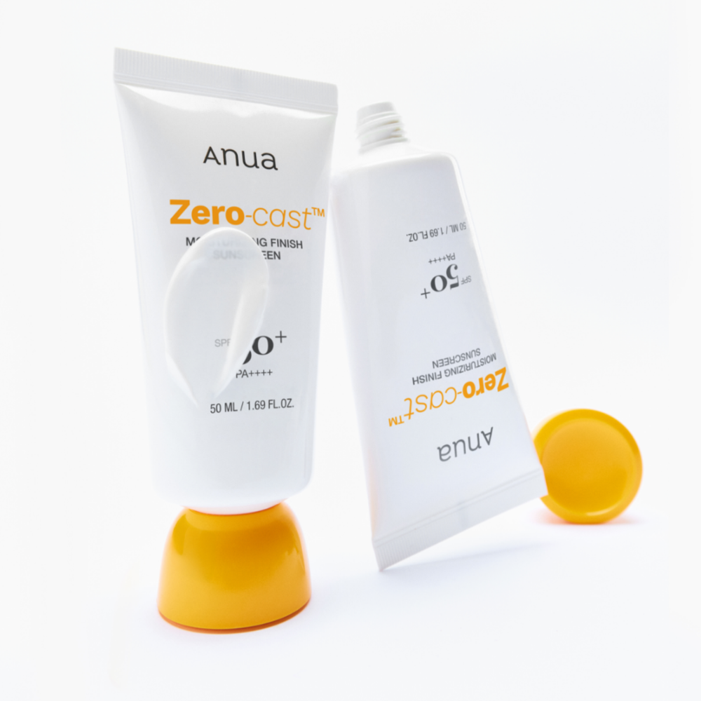 Anua | Zero-cast™ Moisturizing Finish Sunscreen SPF50+