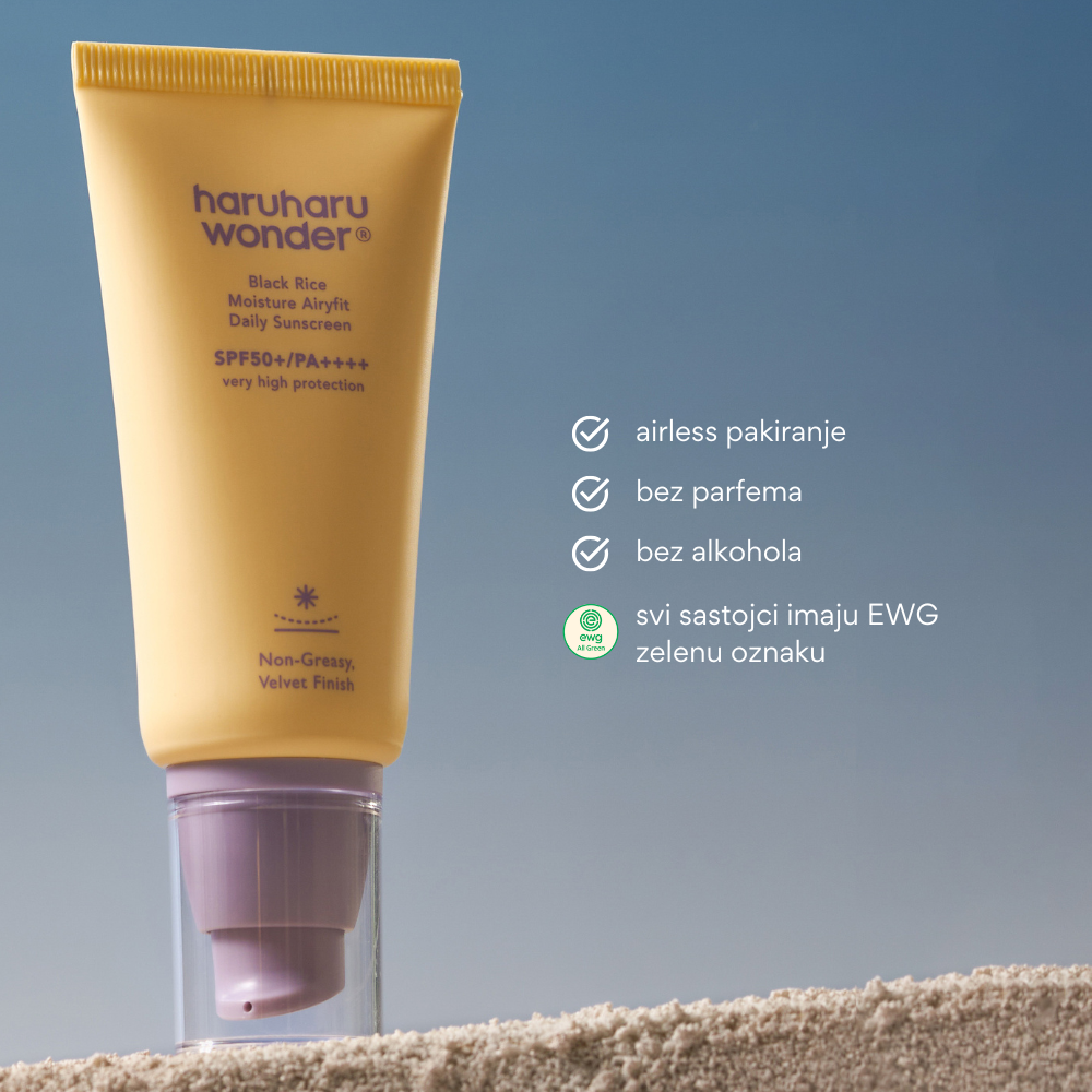 Haruharu Wonder | Black Rice Moisture Airyfit Sunscreen SPF50+