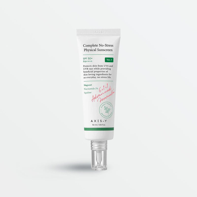 AXIS-Y | Complete No-Stress Physical Sunscreen SPF50+