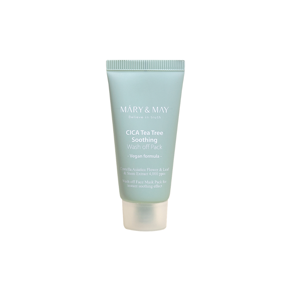 MARY &amp; MAY | Cica Tea Tree Soothing Wash Off Mask Pack