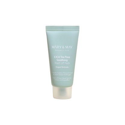 MARY &amp; MAY | Cica Tea Tree Soothing Wash Off Mask Pack