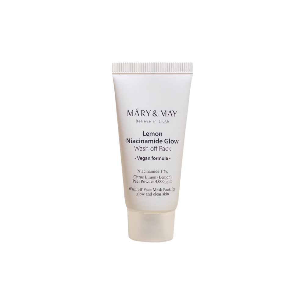 MARY &amp; MAY | Lemon Niacinamide Glow Wash Off Mask Pack
