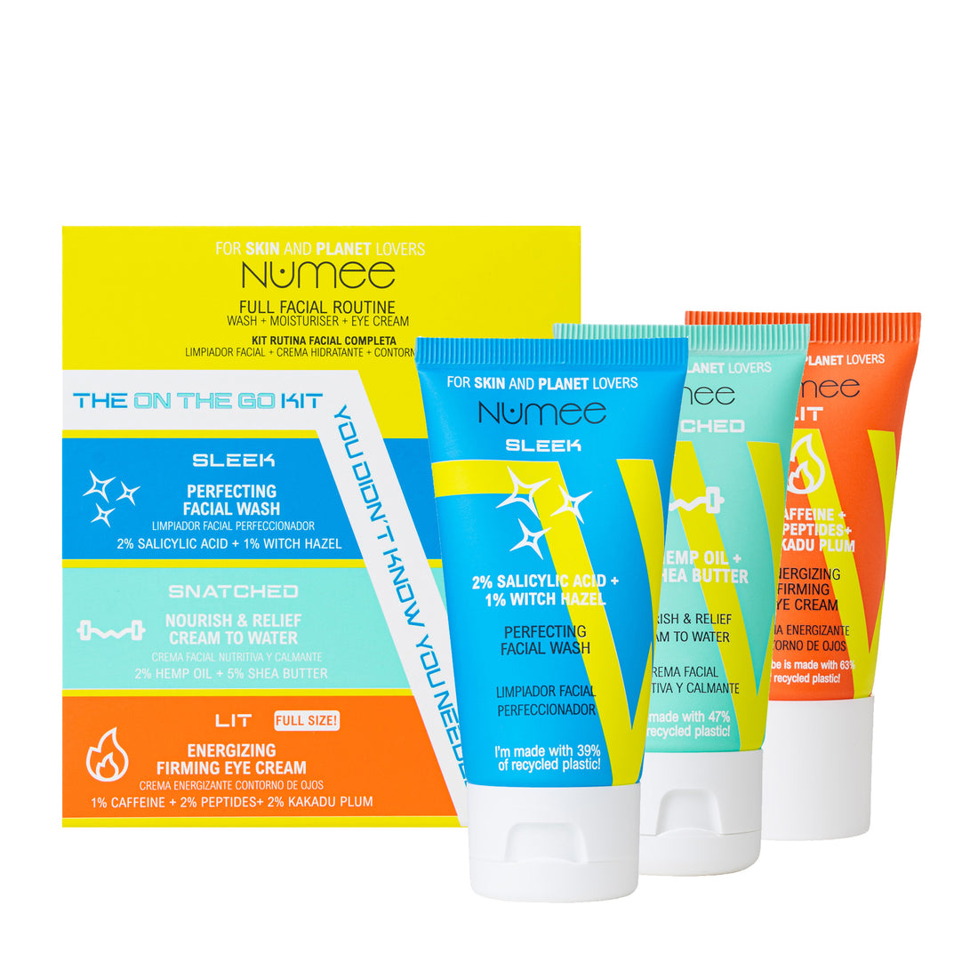 Numee | WIN Travel Size Full Routine Kit