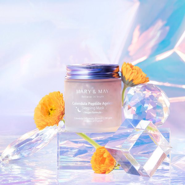 MARY &amp; MAY | Calendula Peptide Ageless Sleeping Mask