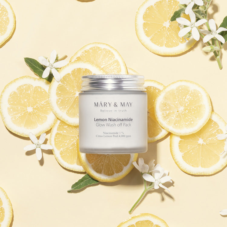 MARY &amp; MAY | Lemon Niacinamide Glow Wash Off Mask Pack