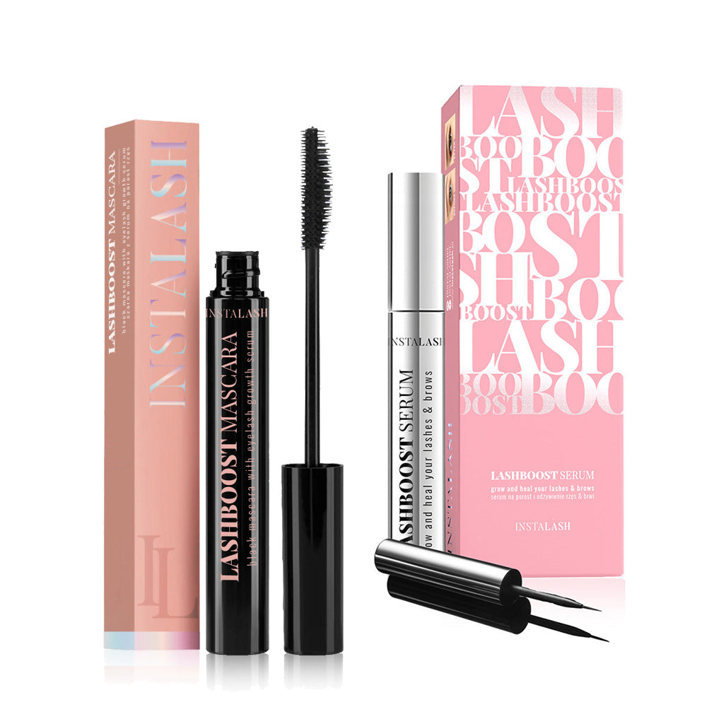 INSTALL | Package of Mascara and Serum for eyelash growth